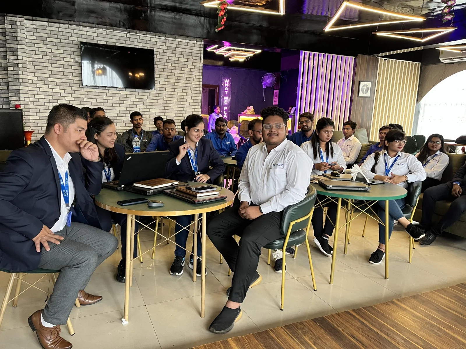 iNext Software team at a company gathering